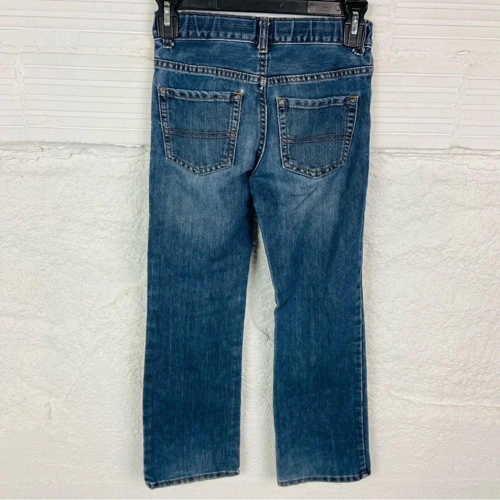 The Children's Place Blue Bootcut denim distressed Jeans size 8